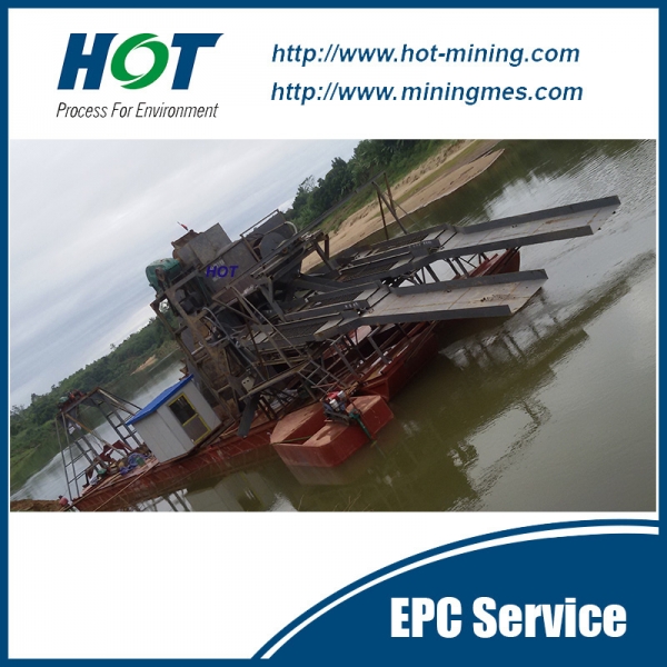 High Efficiency and Widely Used Mining Equipment Bucket Chain Mining Gold Dredge