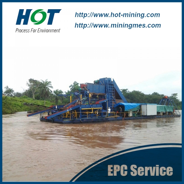 Mining Machine Chain Bucket Gold Dredge