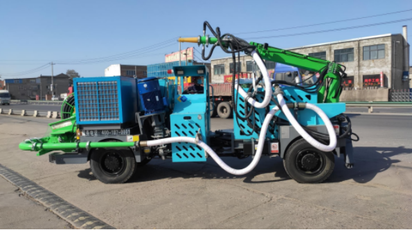 01-Wet Concrete Sprayer HUPS-20JT_concrete spraying equipment_HOT Mining